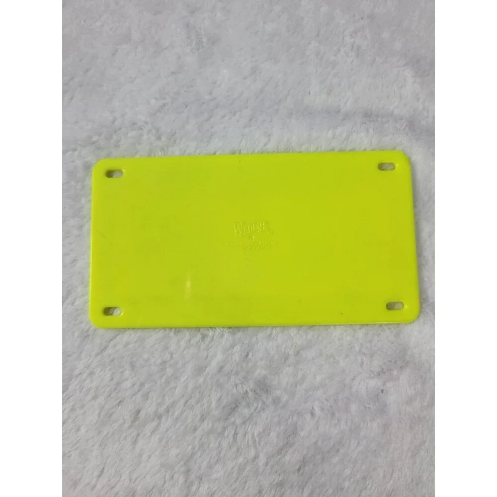 Vintage Wendy’s Gear Up Bike License Plate 1992
